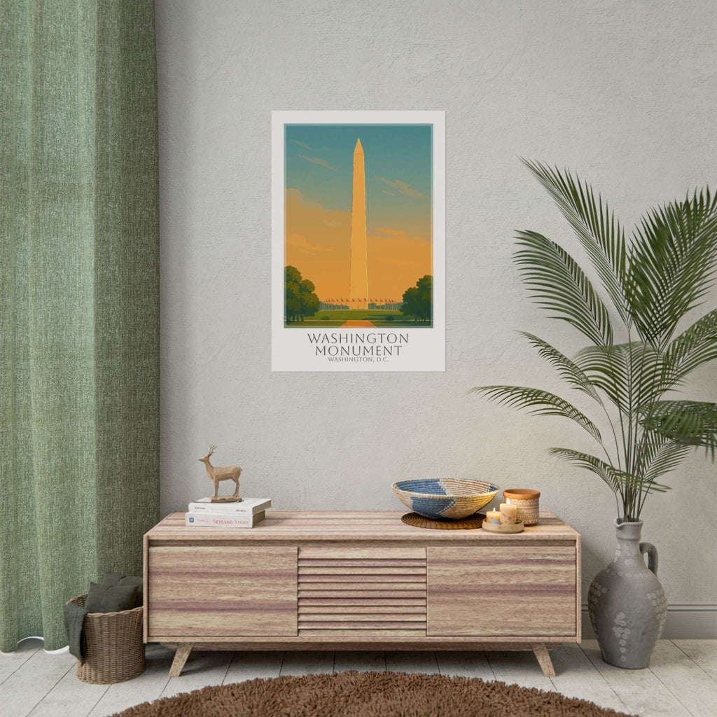 Washington Monument Travel Poster