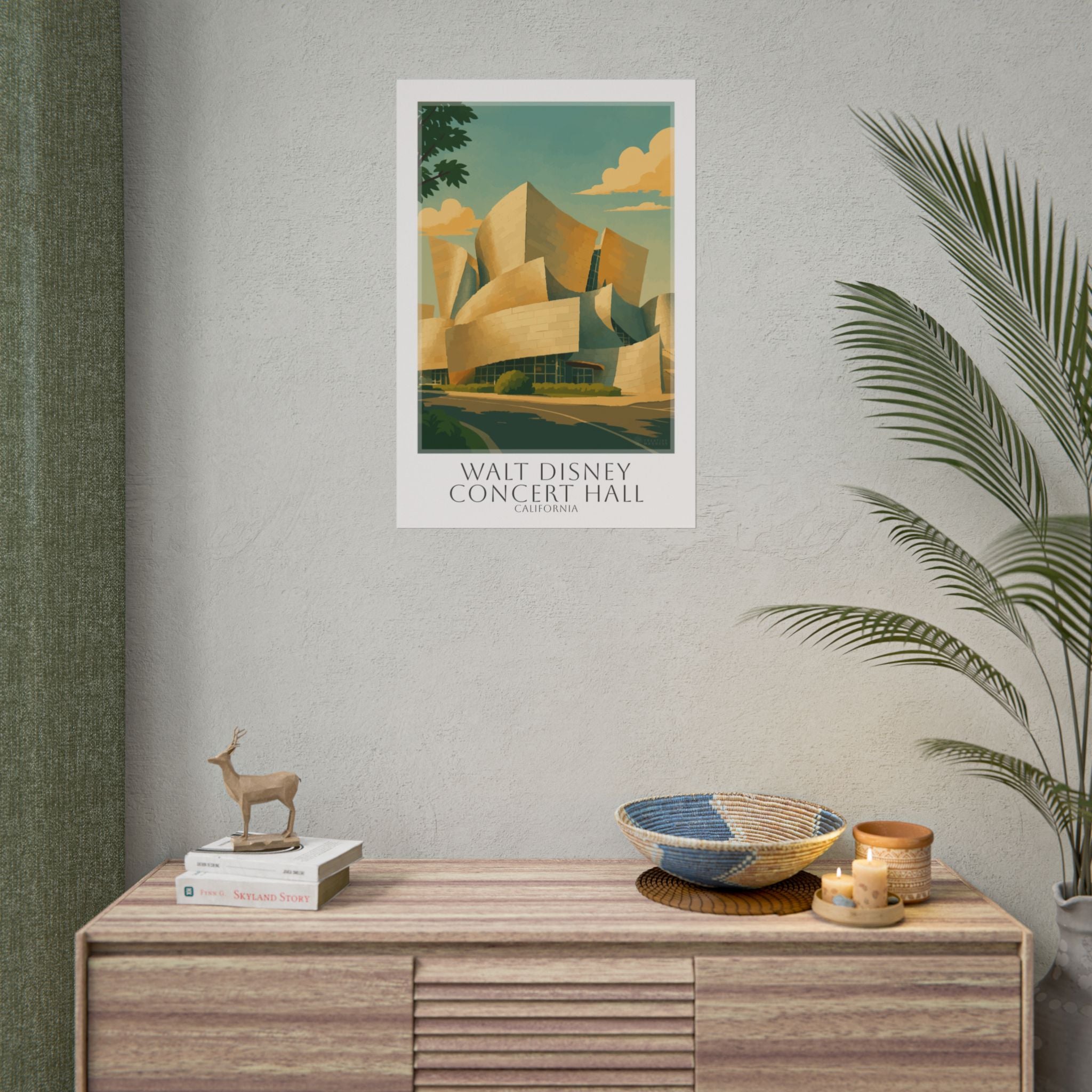 Walt Disney Concert Hall Travel Poster