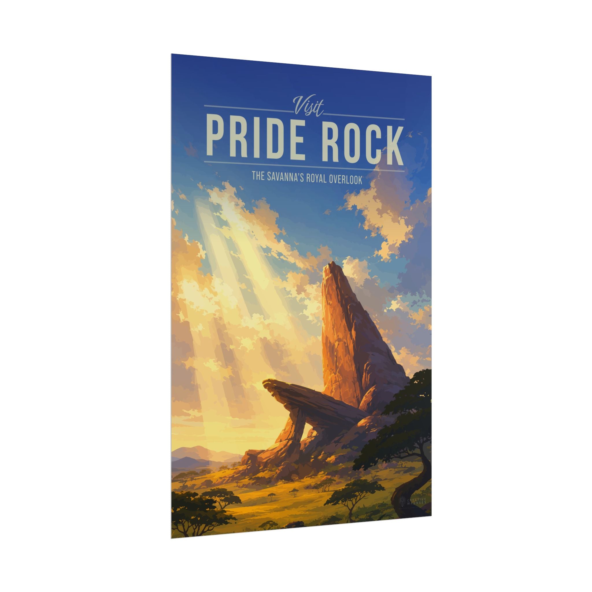 Pride Rock Travel Poster