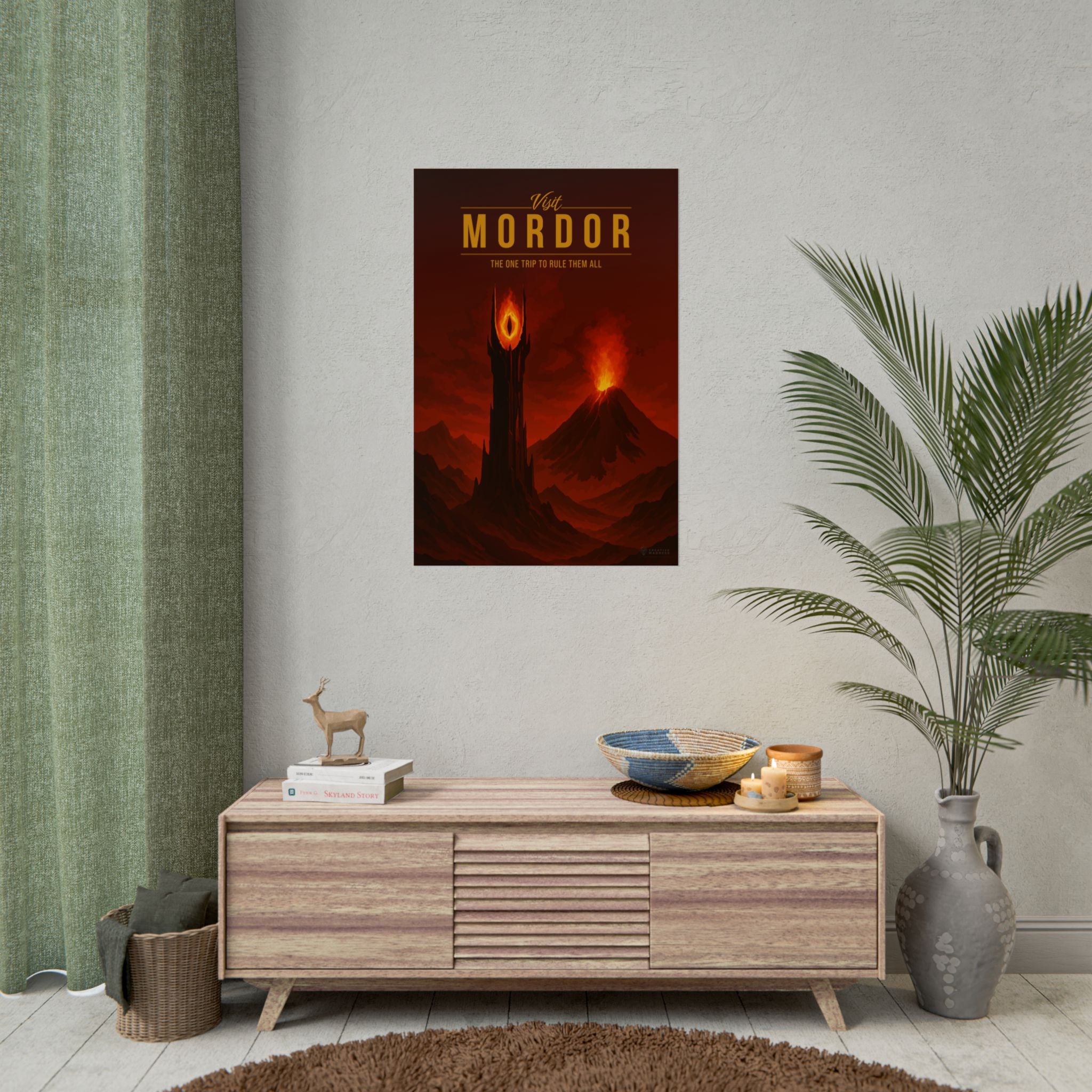 Mordor Travel Poster