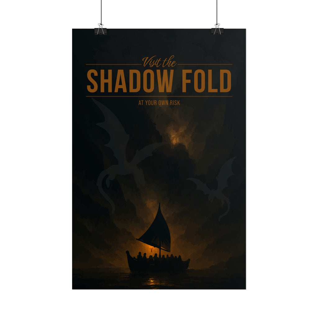 Shadow Fold Travel Poster