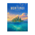 Montunui Travel Poster