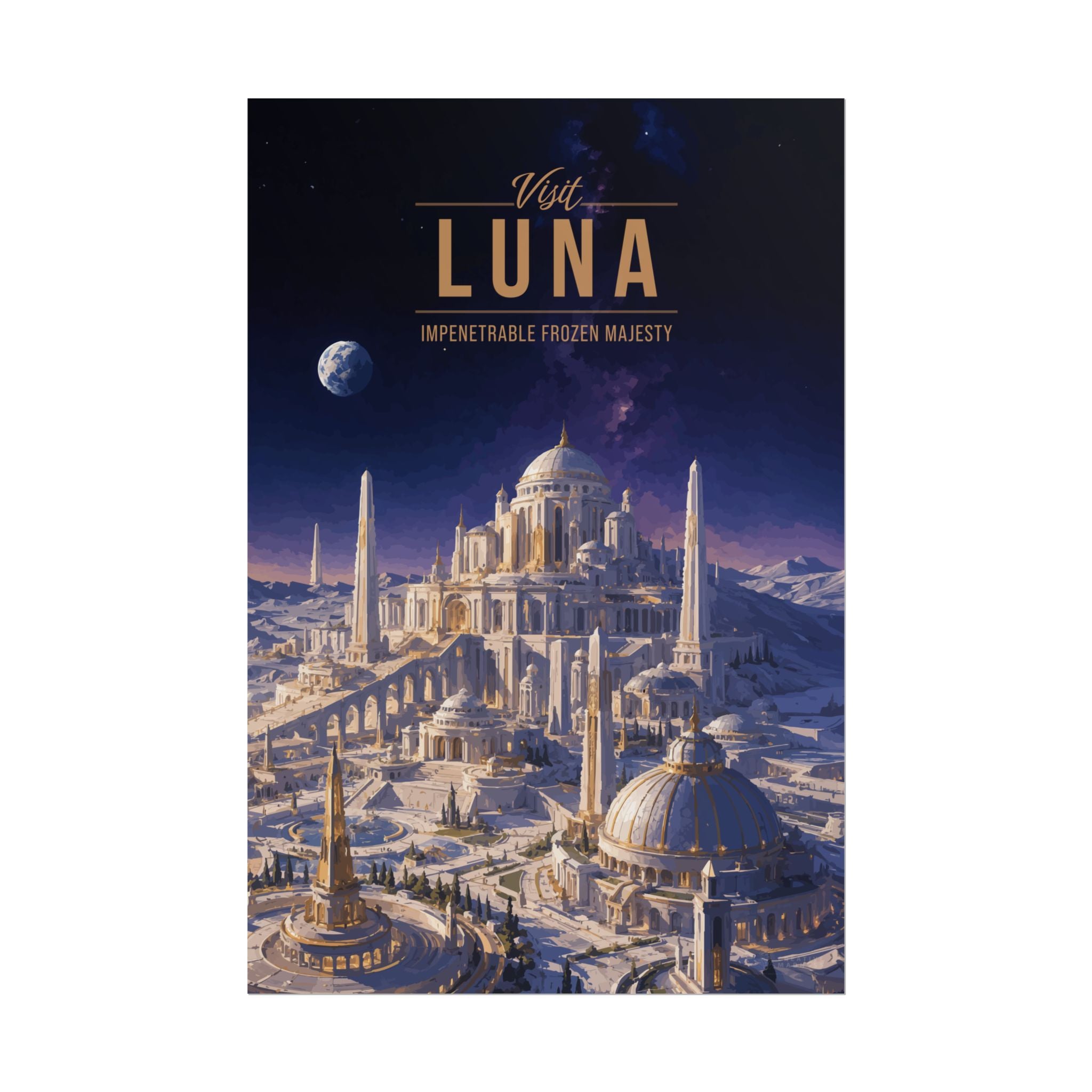 Luna Travel Poster
