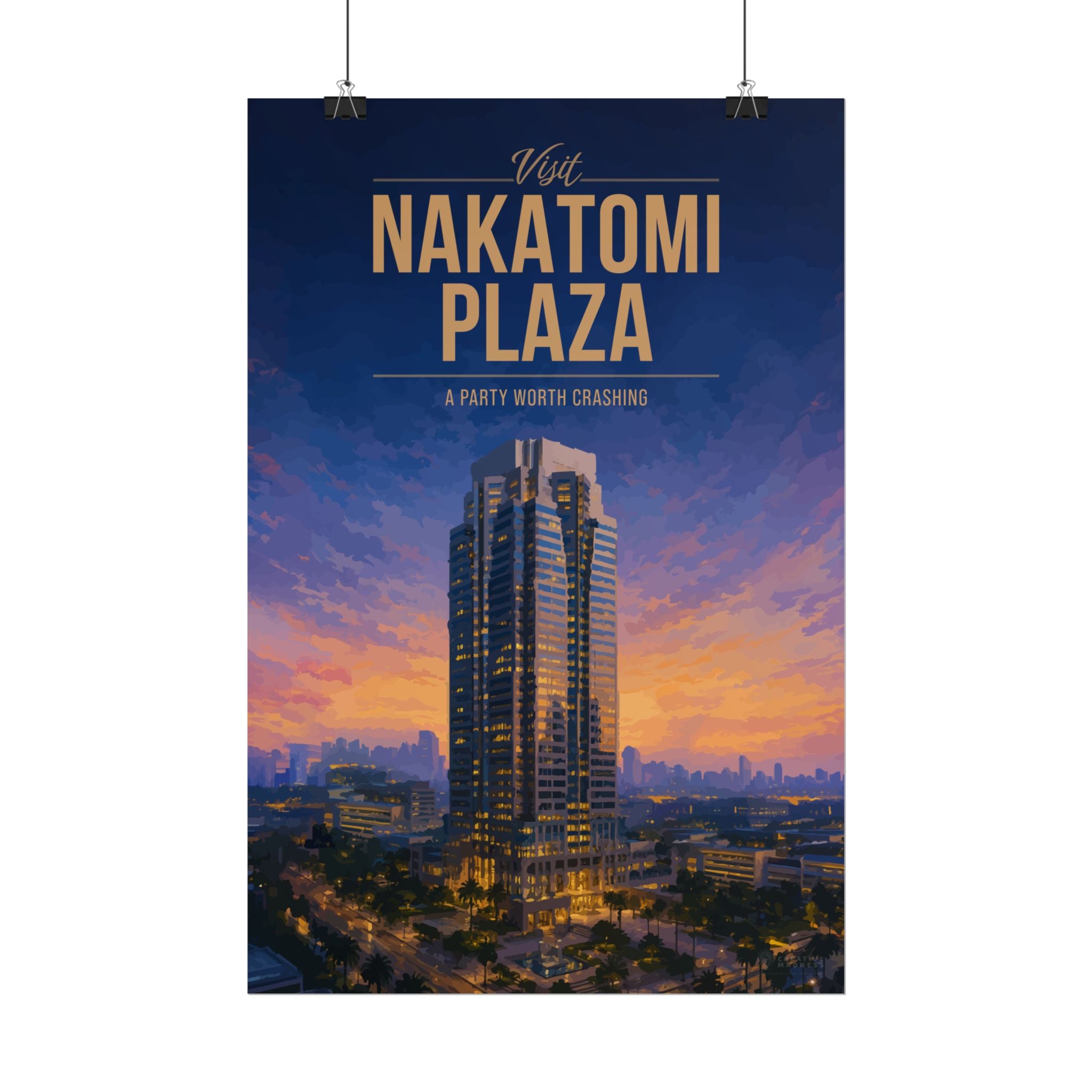 Nakatomi Plaza Travel Poster