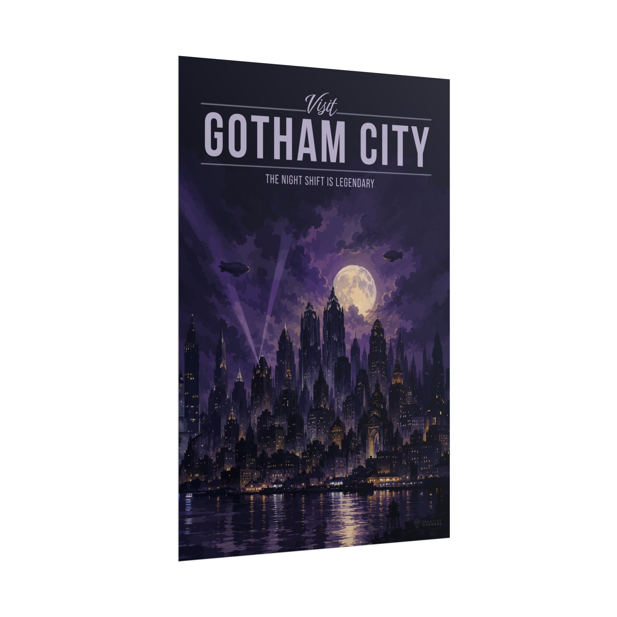 Gotham City Travel Poster