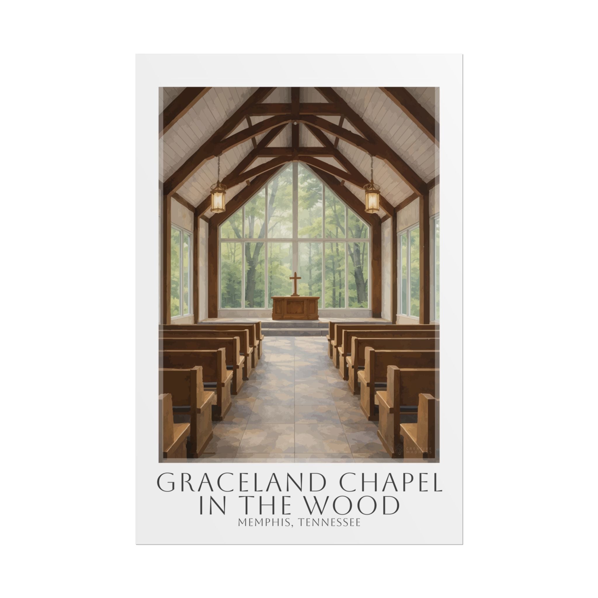 Graceland Chapel Travel Poster