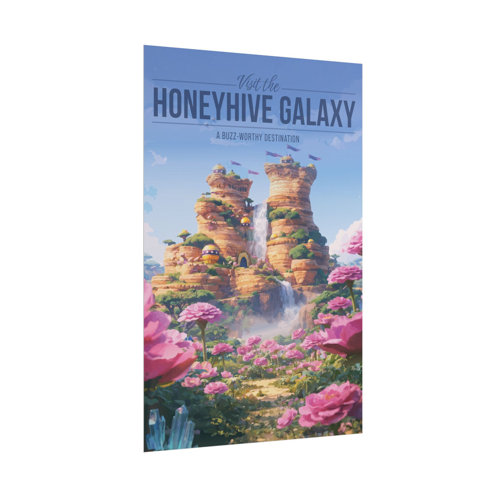 Honeyhive Galaxy Travel Poster