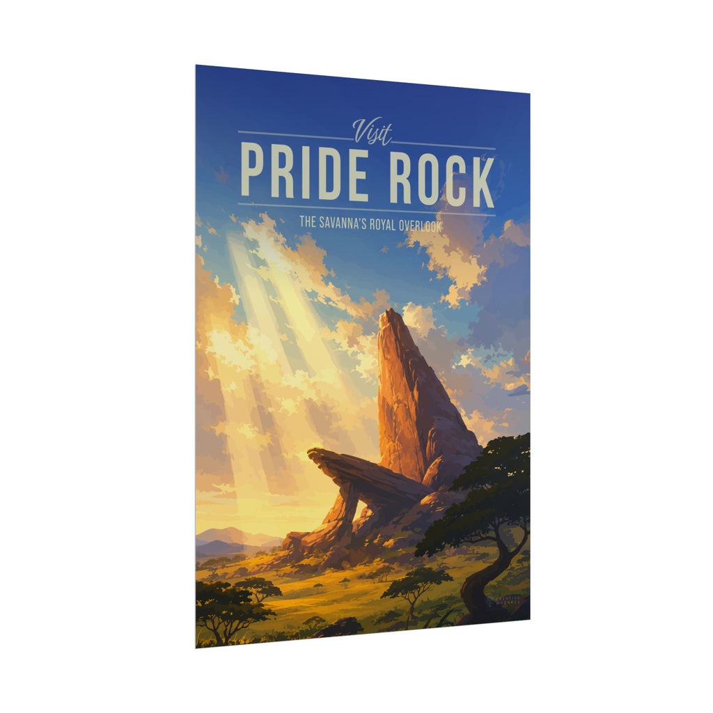 Pride Rock Travel Poster