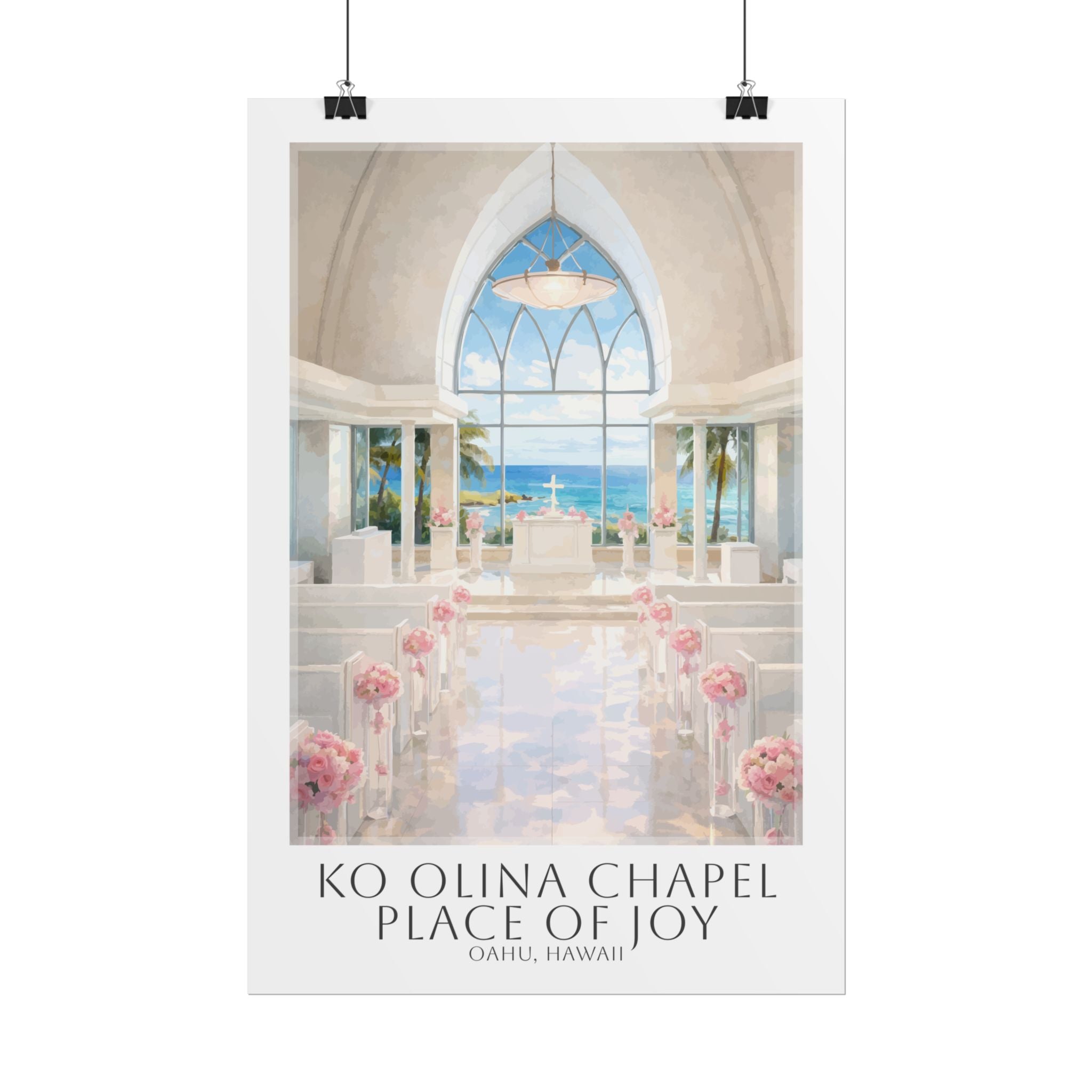 Ko Olina Chapel Travel Poster