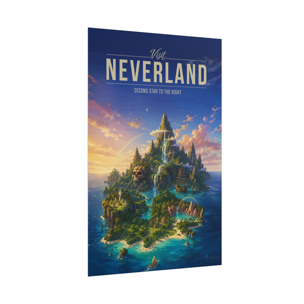 Neverland Travel Poster