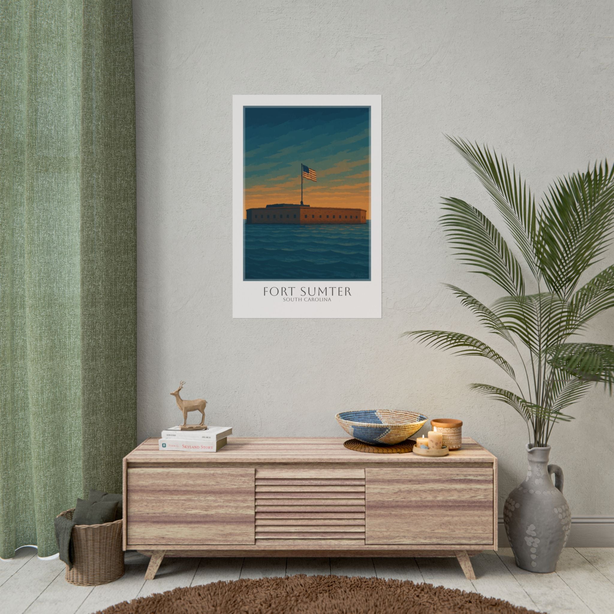 Fort Sumter Travel Poster
