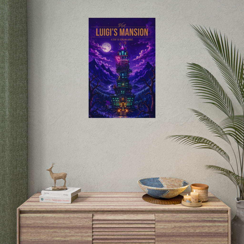 Luigi'S Mansion Travel Poster