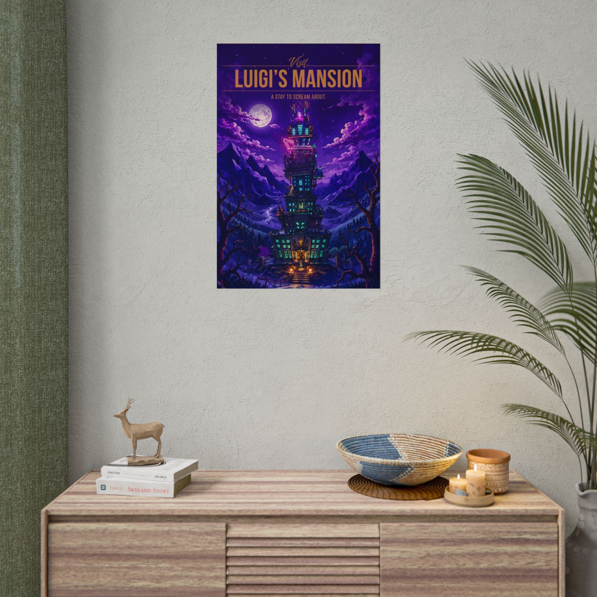 Luigi'S Mansion Travel Poster
