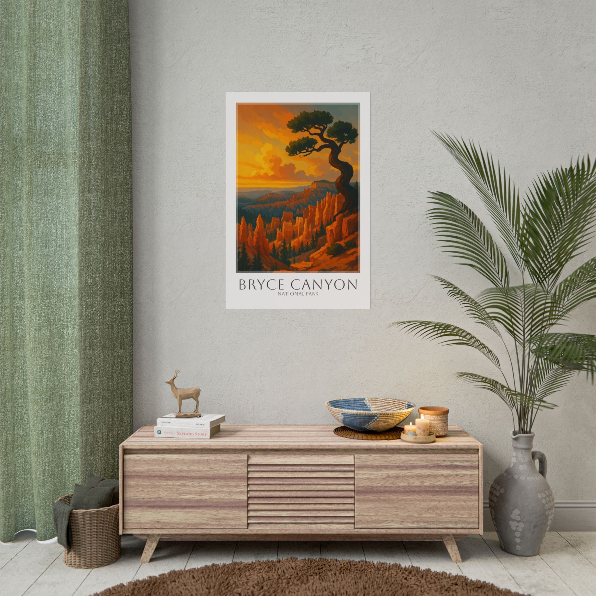 BRYCE CANYON * Travel Poster * National Park Wall Art