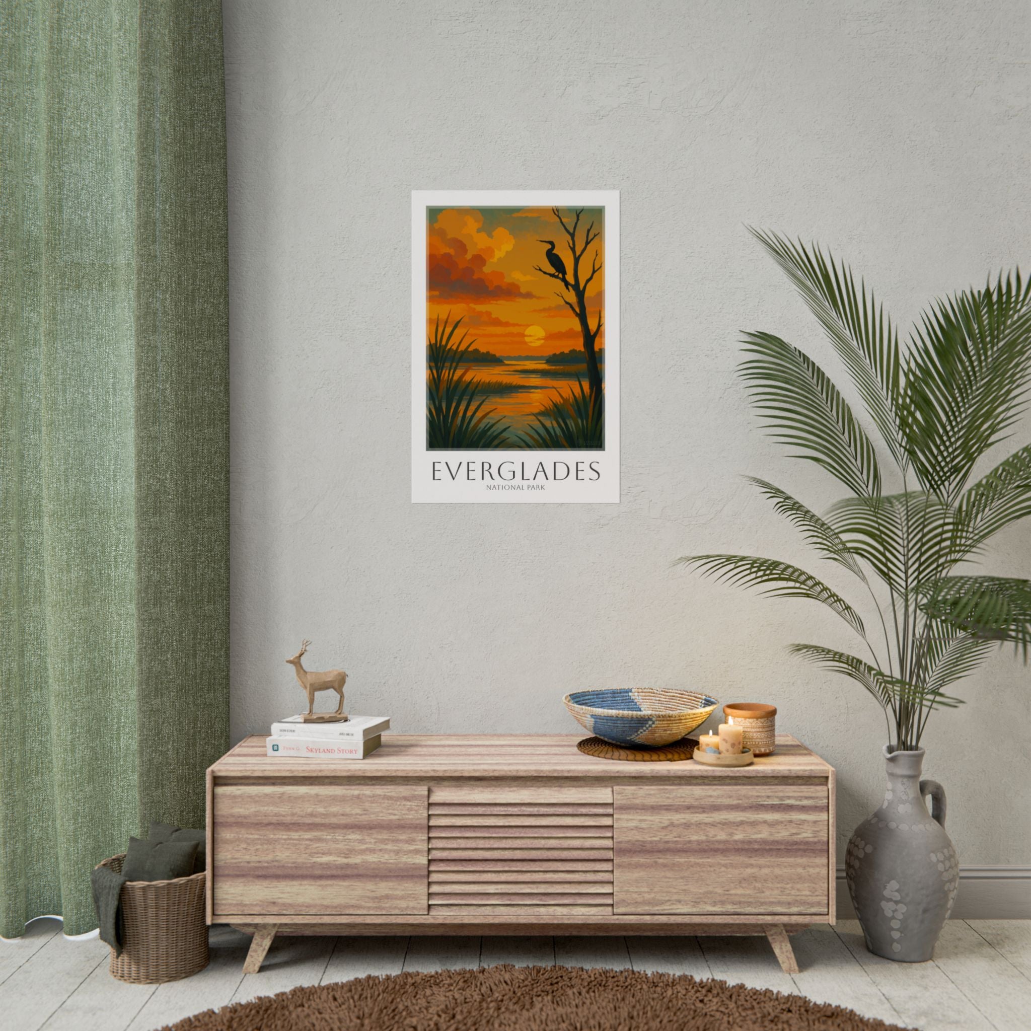 EVERGLADES * Travel Poster * National Park Wall Art