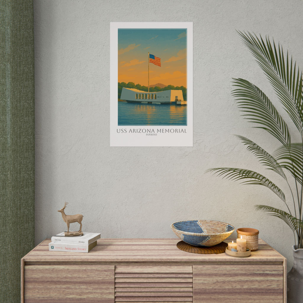 Uss Arizona Memorial Travel Poster