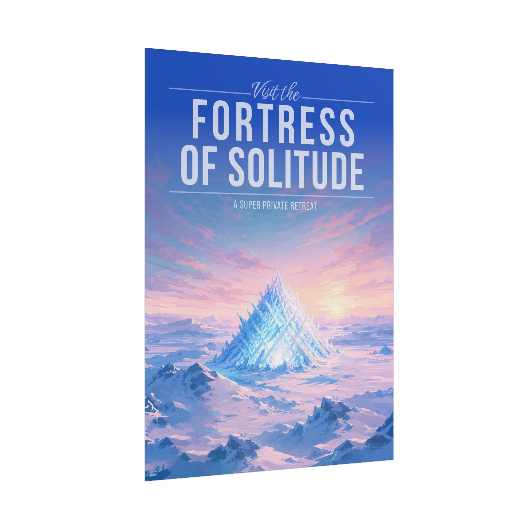 Fortress Of Solitude Travel Poster