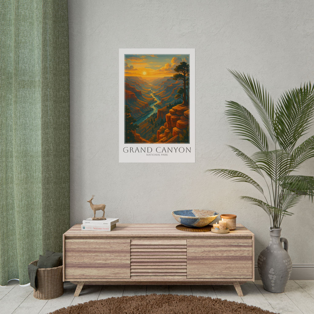 GRAND CANYON  * Travel Poster * National Park Wall Art