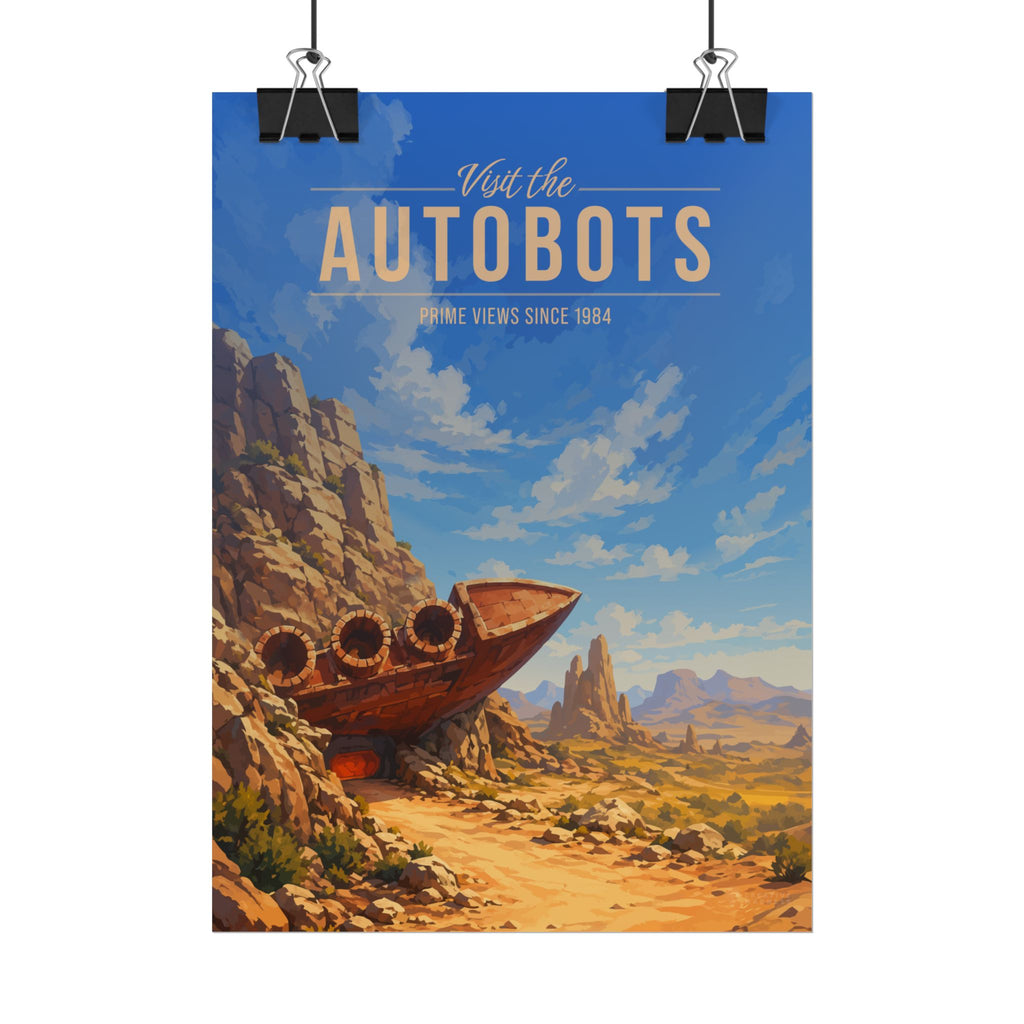 Autobots Travel Poster