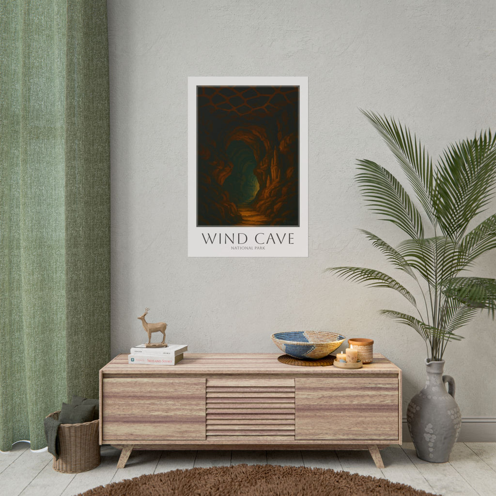 WIND CAVE  * Travel Poster * National Park Wall Art