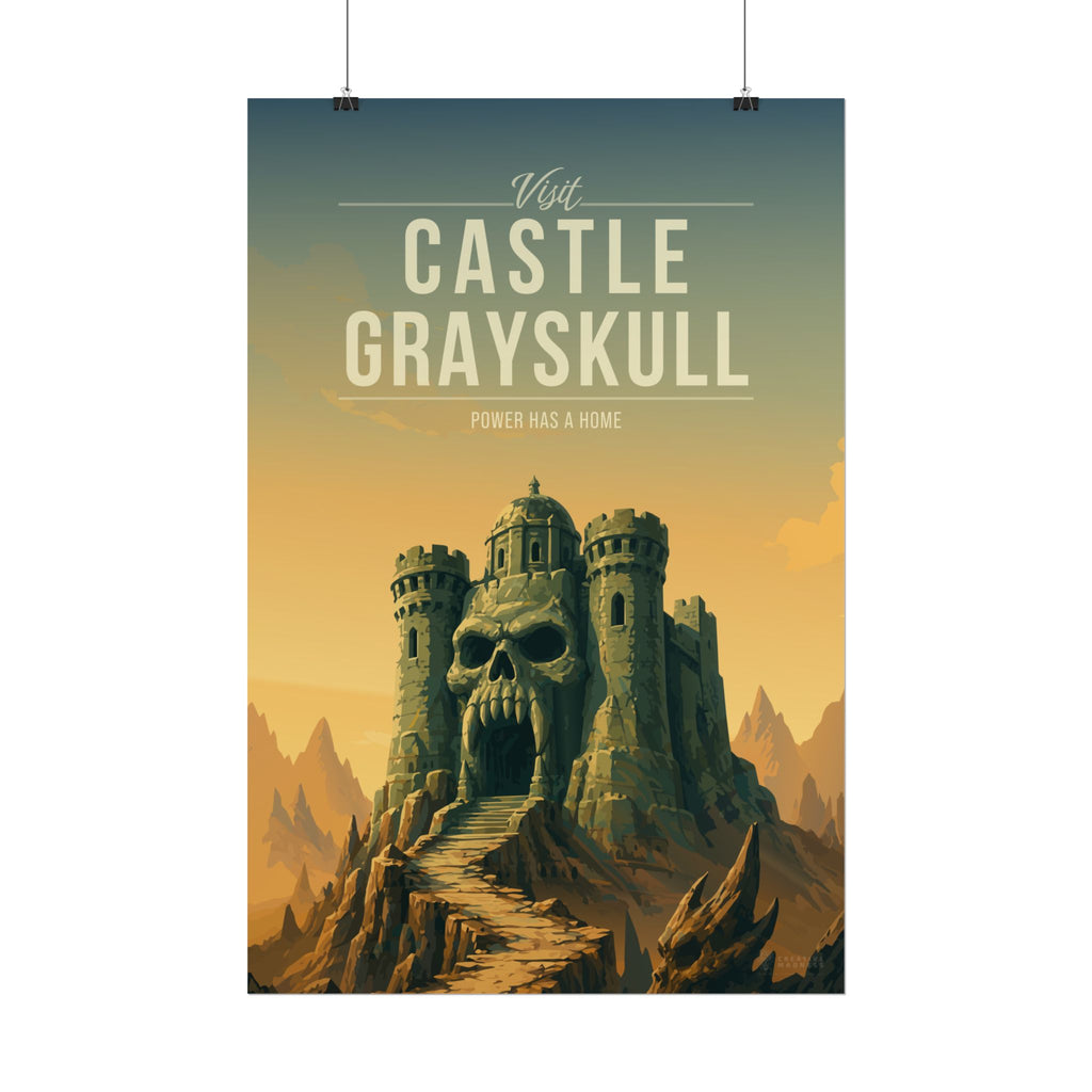 Castle Grayskull Travel Poster