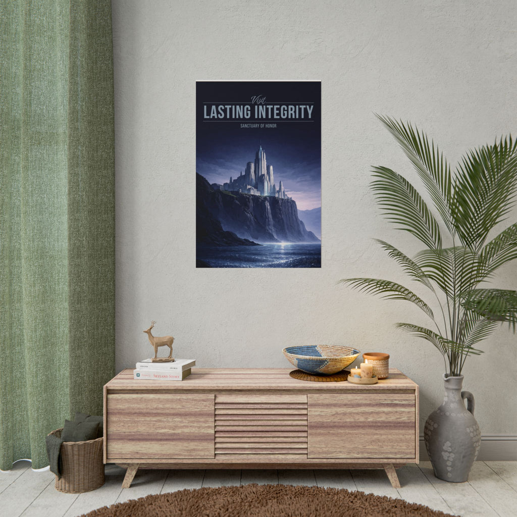 Lasting Integrity Travel Poster