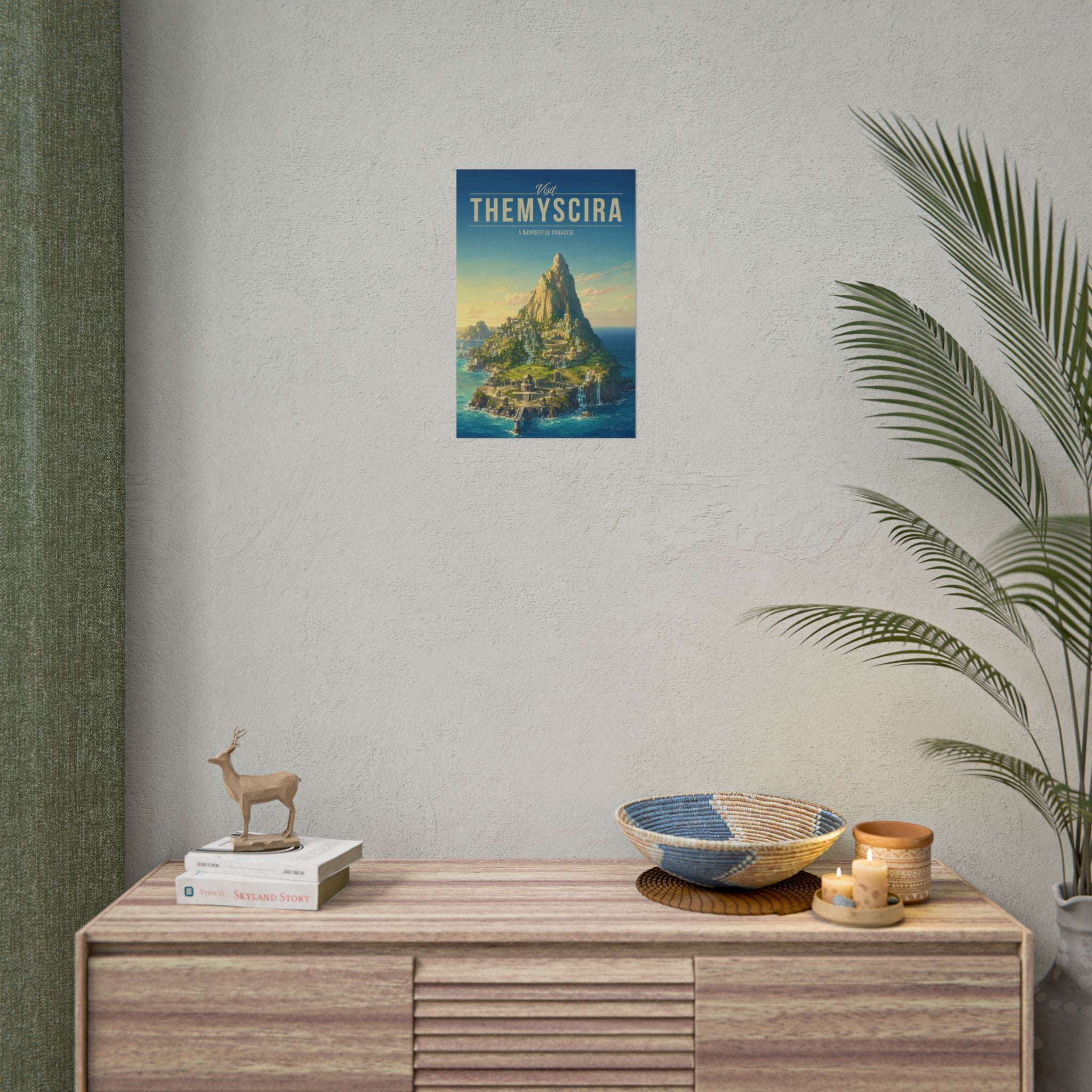 Themyscira Travel Poster
