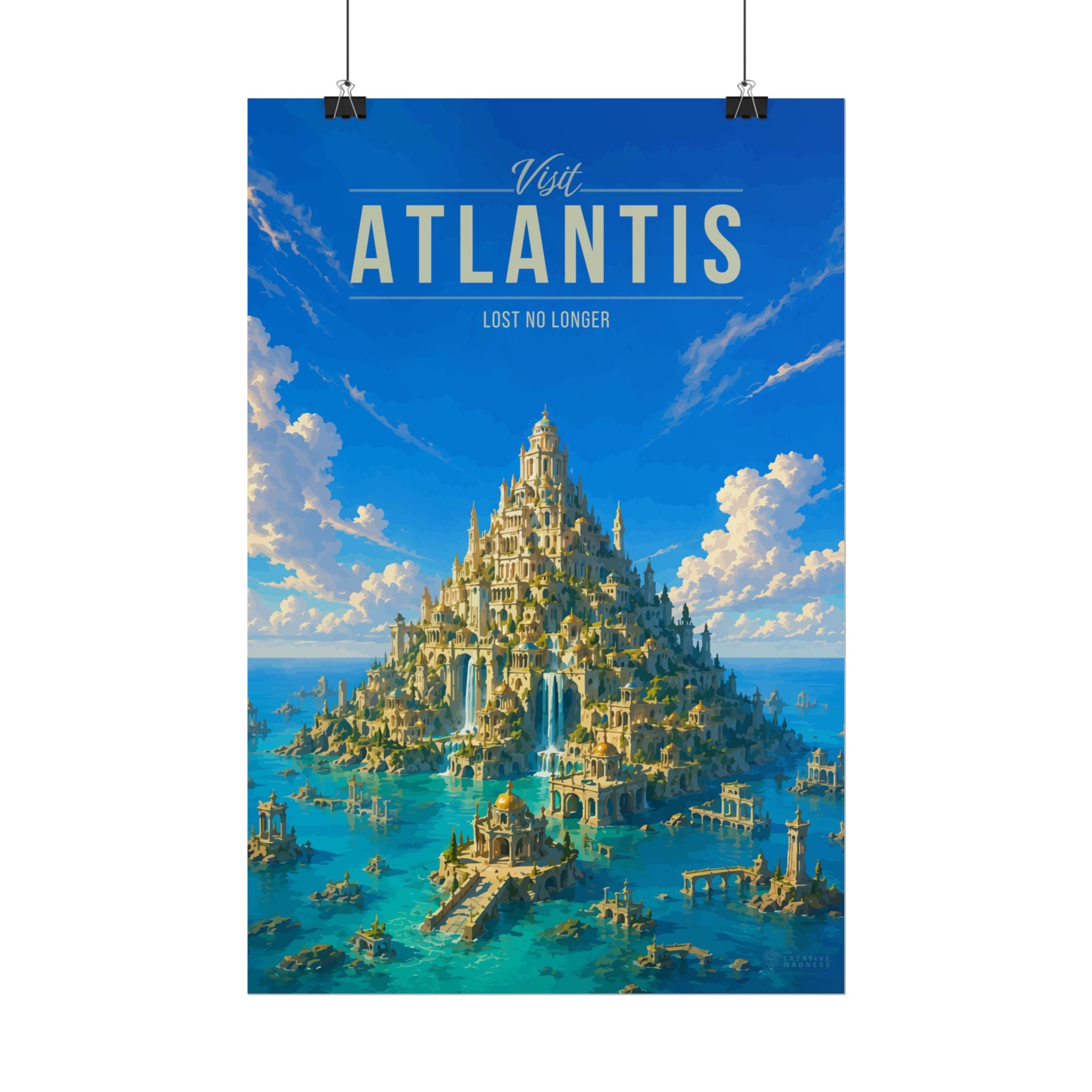 Atlantis Travel Poster