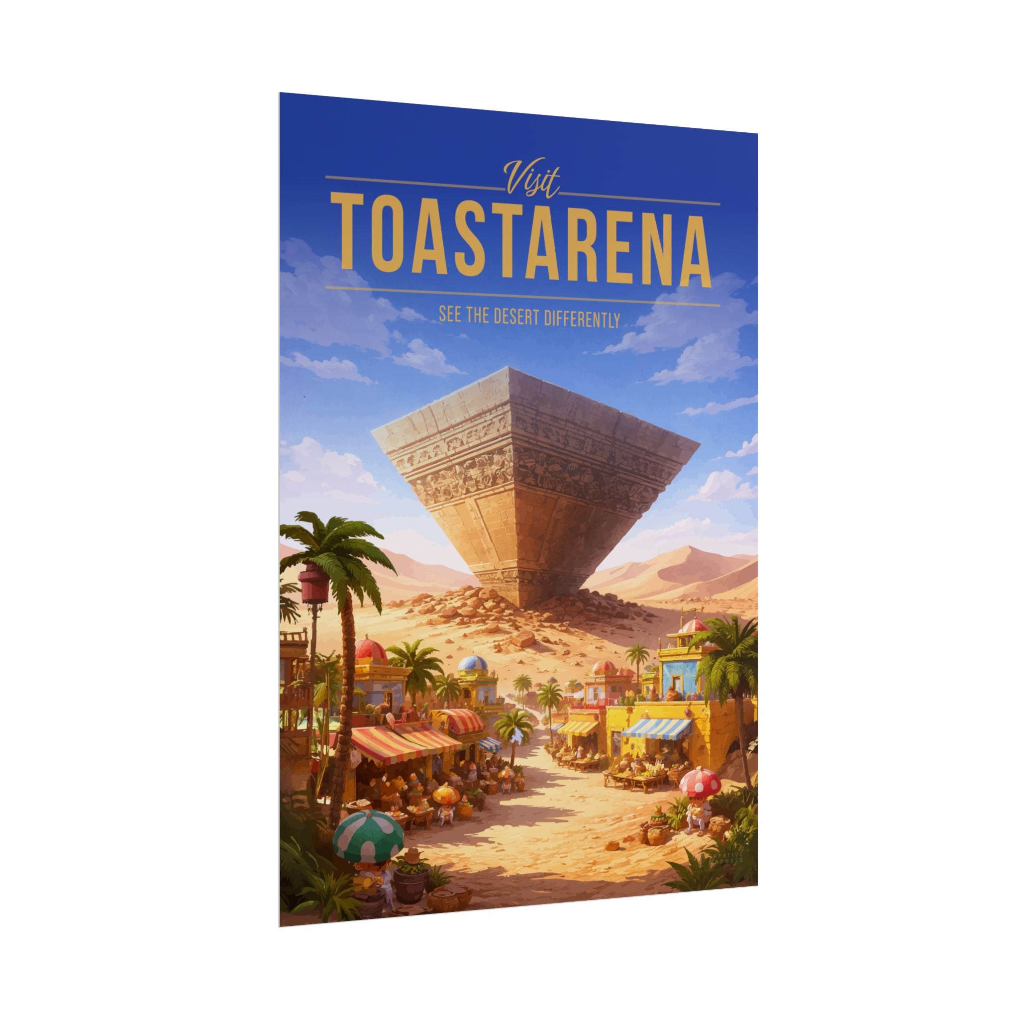 Toastarena Travel Poster