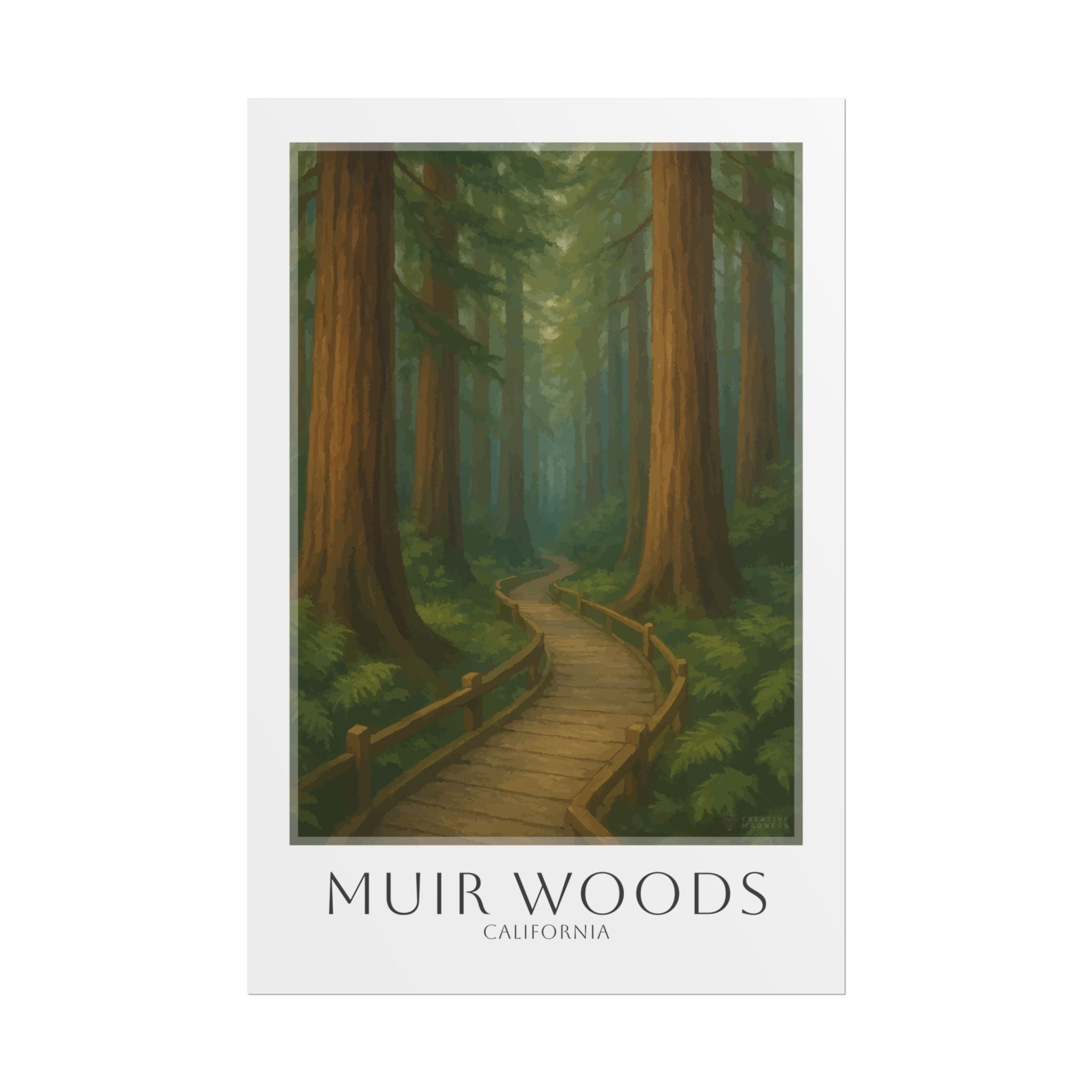 Muir Woods Travel Poster