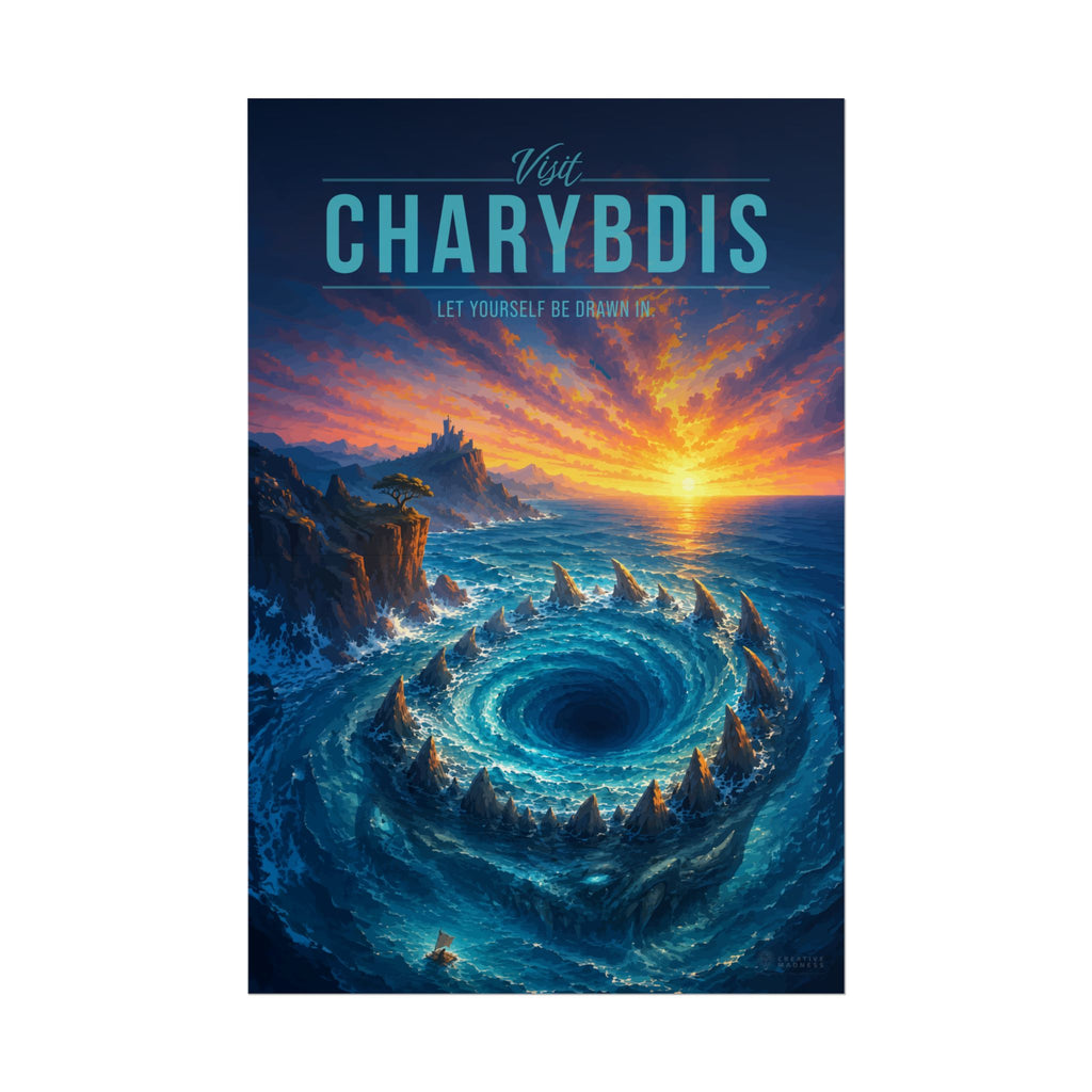 Charybdis Travel Poster