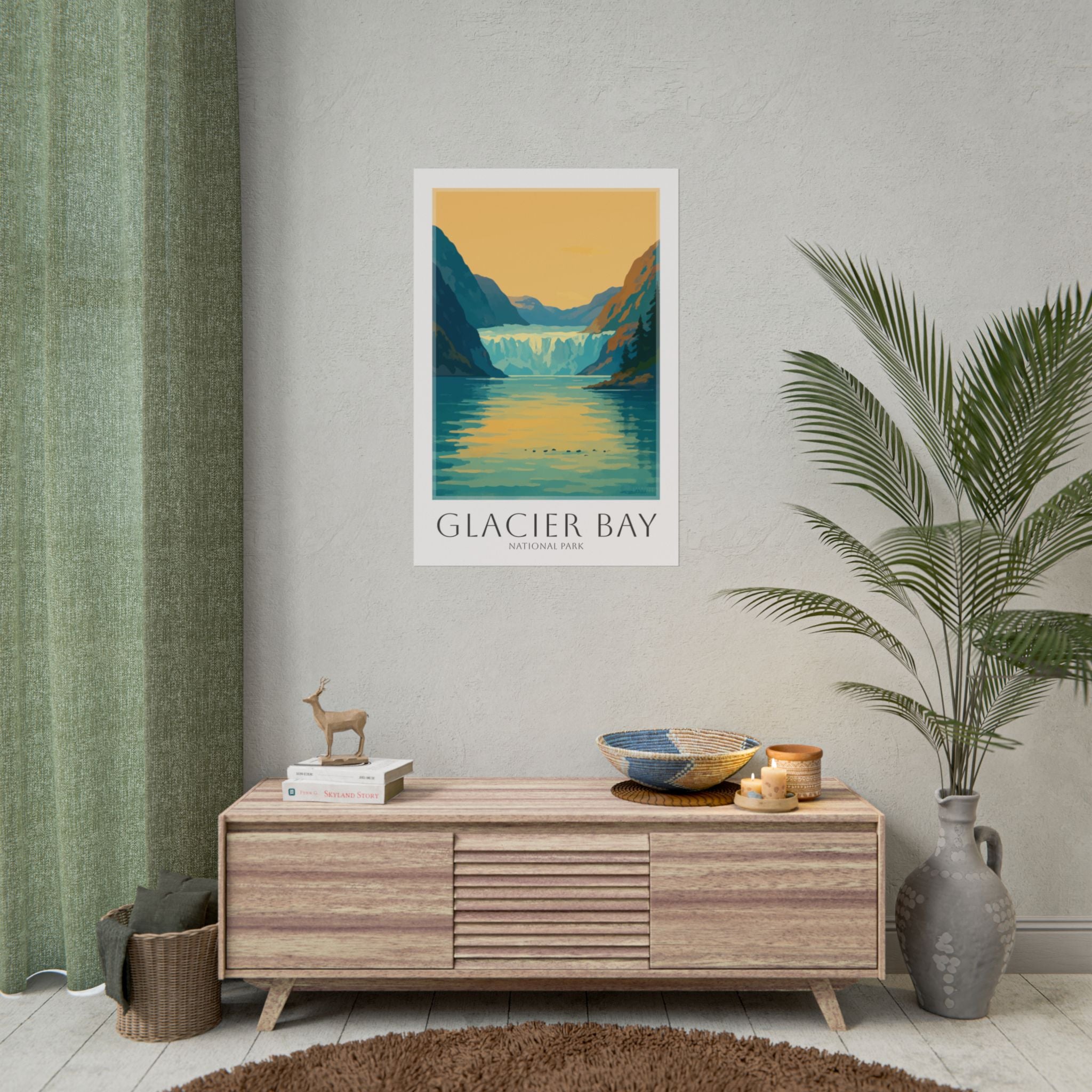 GLACIER BAY  * Travel Poster * National Park Wall Art