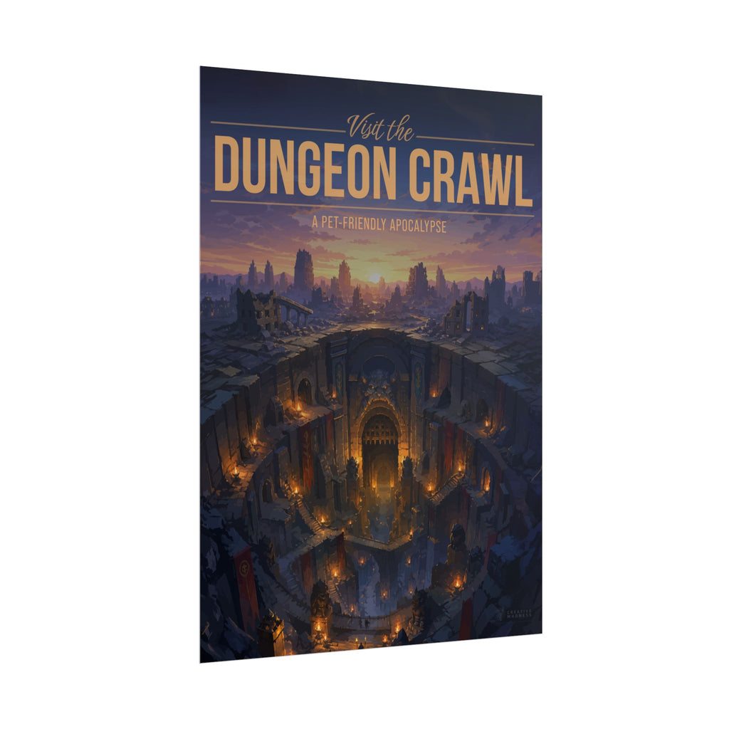 Dungeon Crawl Travel Poster