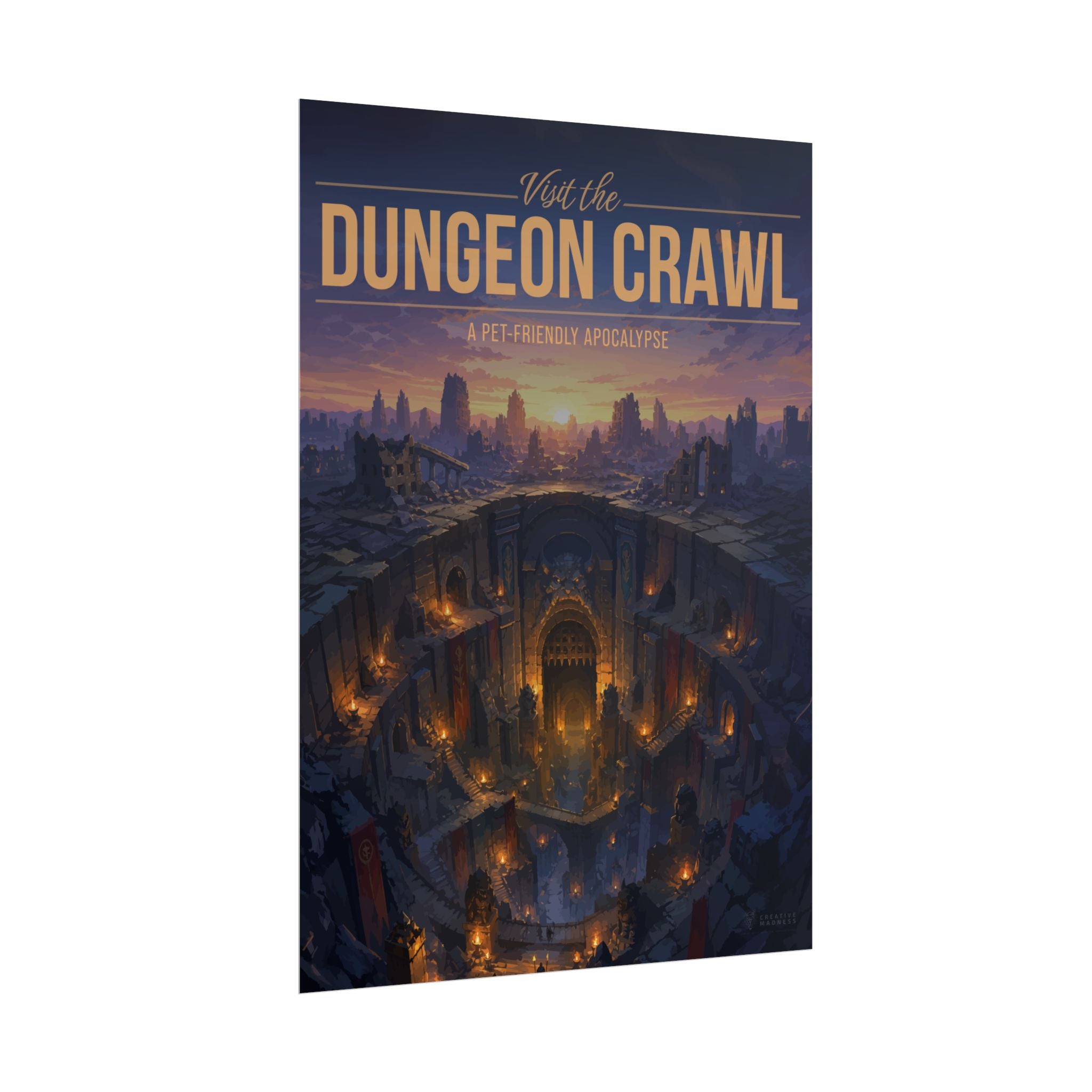 Dungeon Crawl Travel Poster