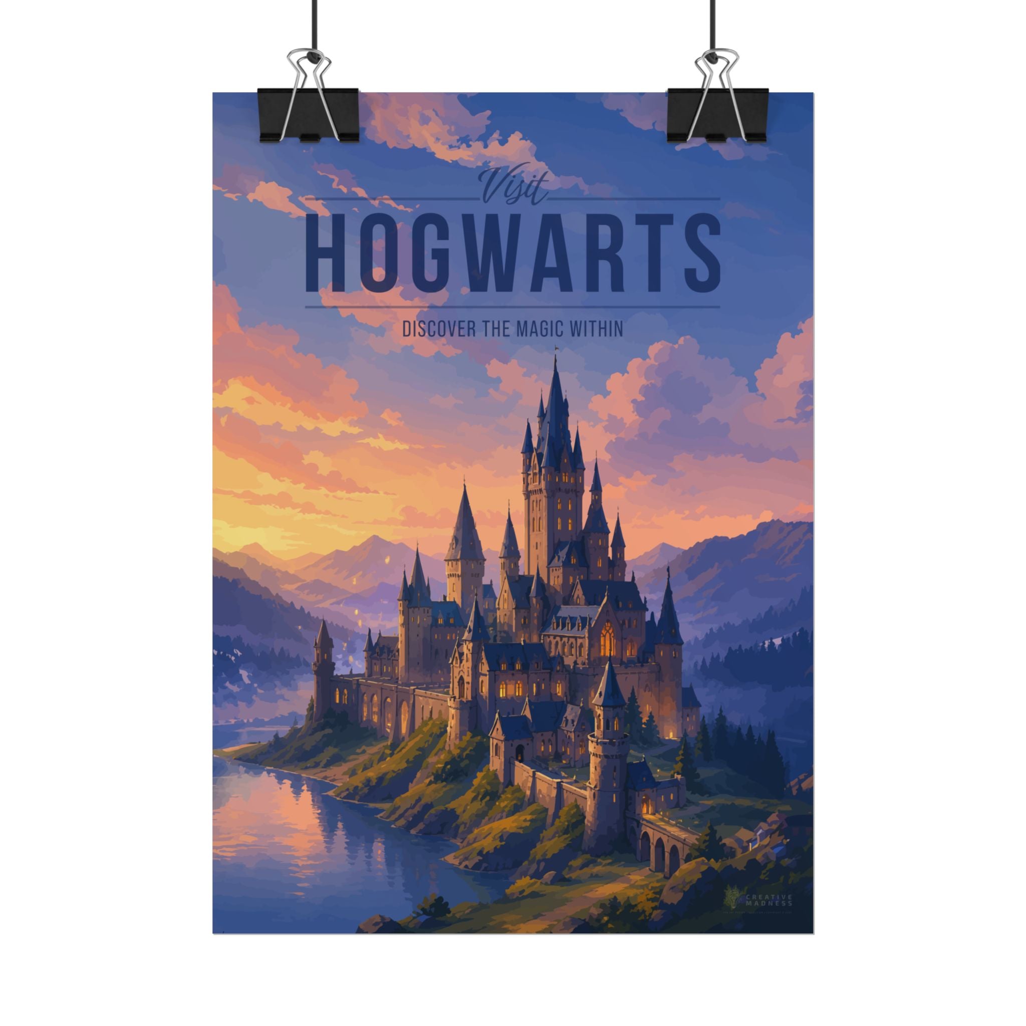 Hogwarts Travel Poster
