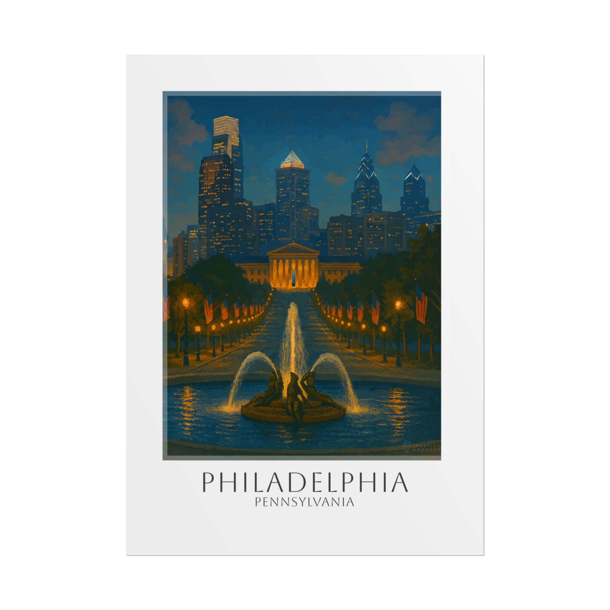 Philadelphia Travel Poster
