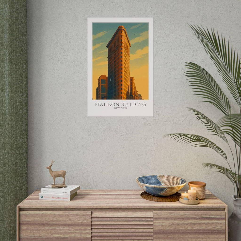Flatiron Building Travel Poster