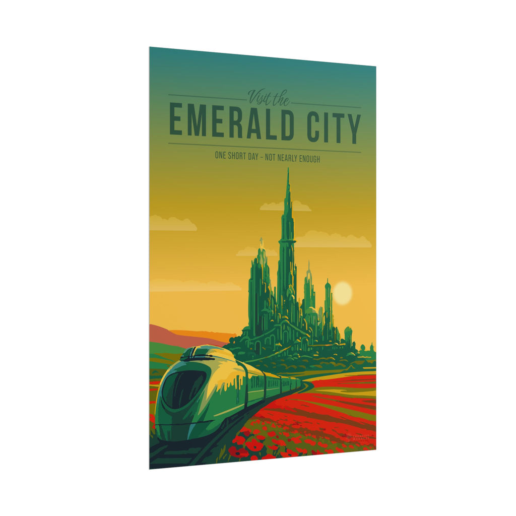 Emerald City Travel Poster