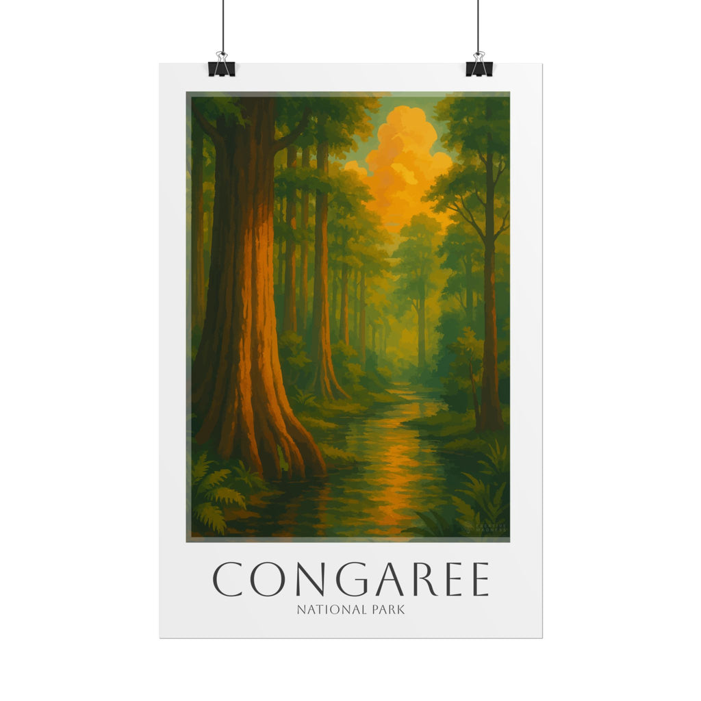 CONGAREE * Travel Poster * National Park Wall Art