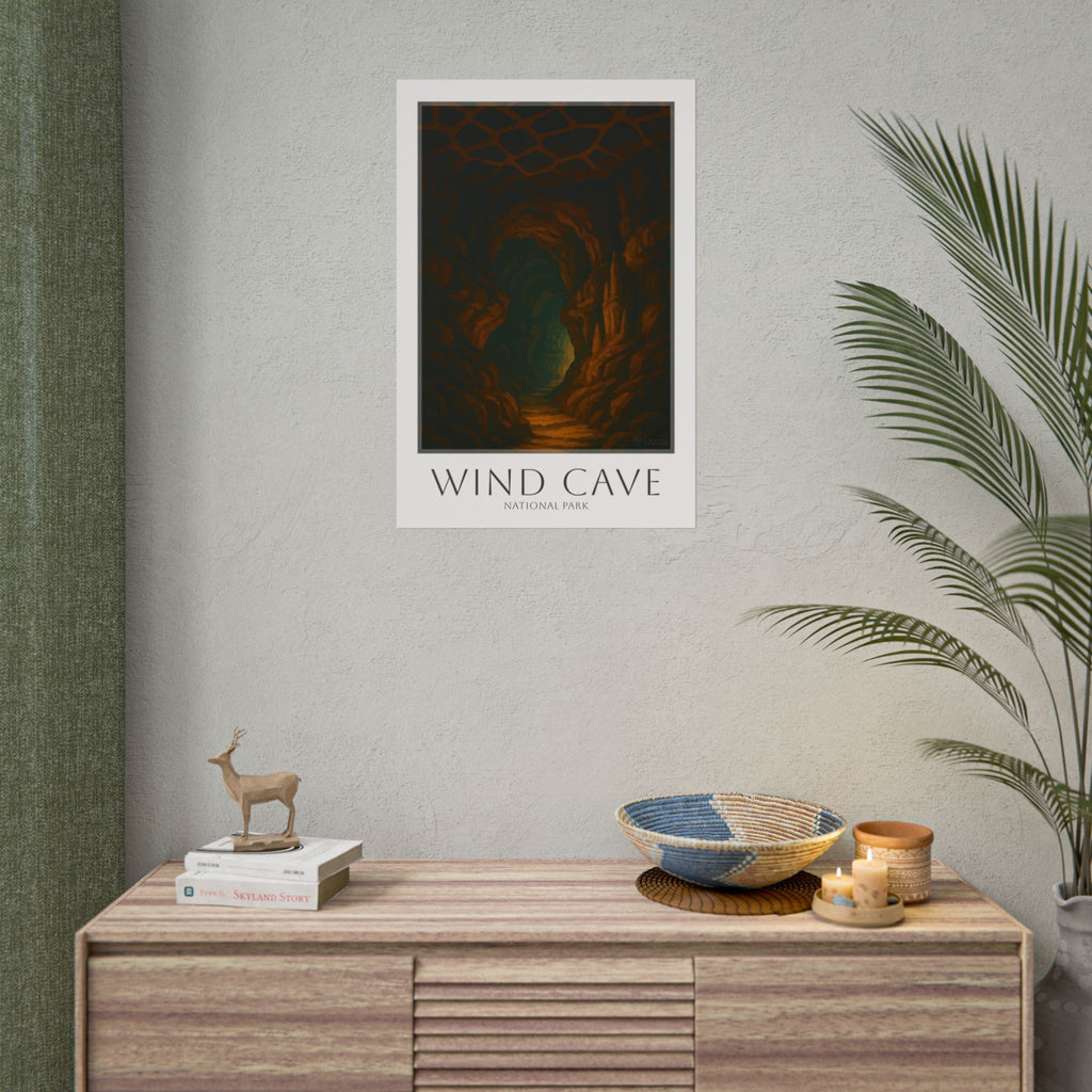WIND CAVE  * Travel Poster * National Park Wall Art