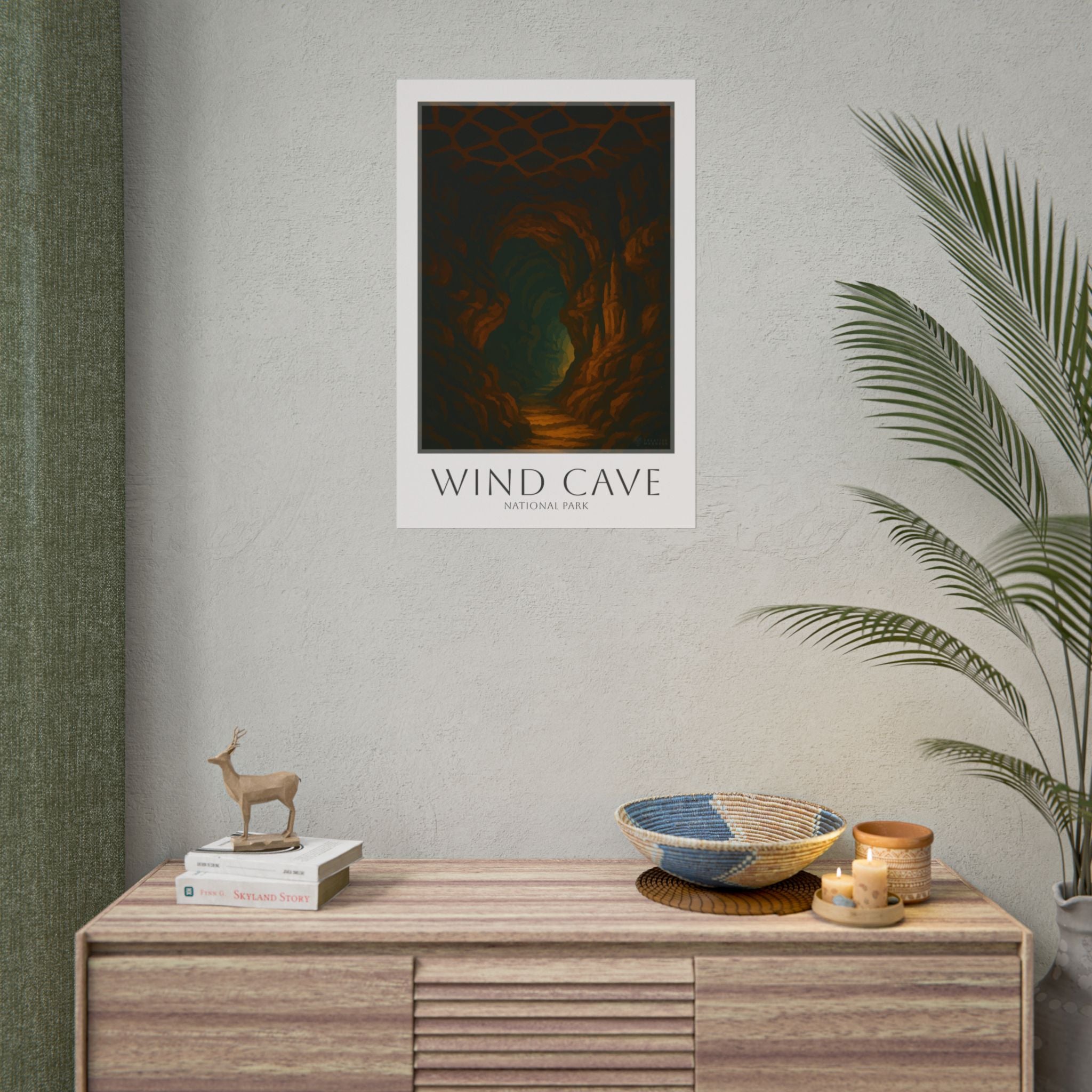 WIND CAVE  * Travel Poster * National Park Wall Art