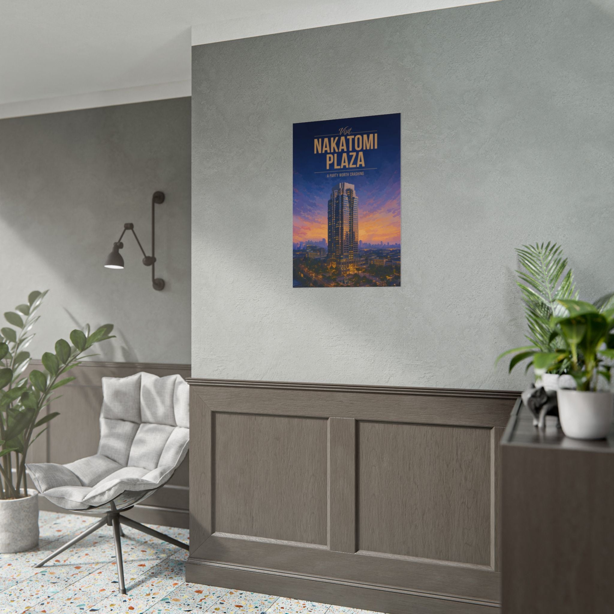 Nakatomi Plaza Travel Poster