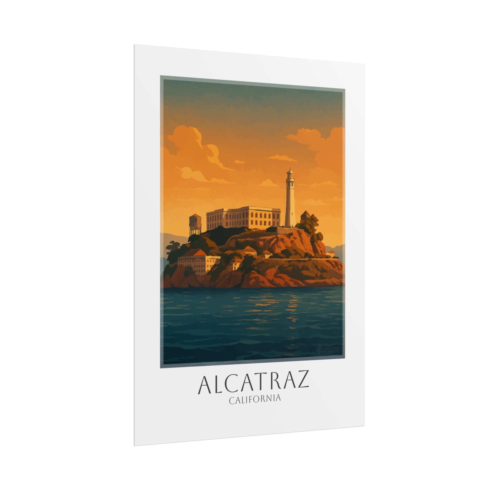 Alcatraz Travel Poster