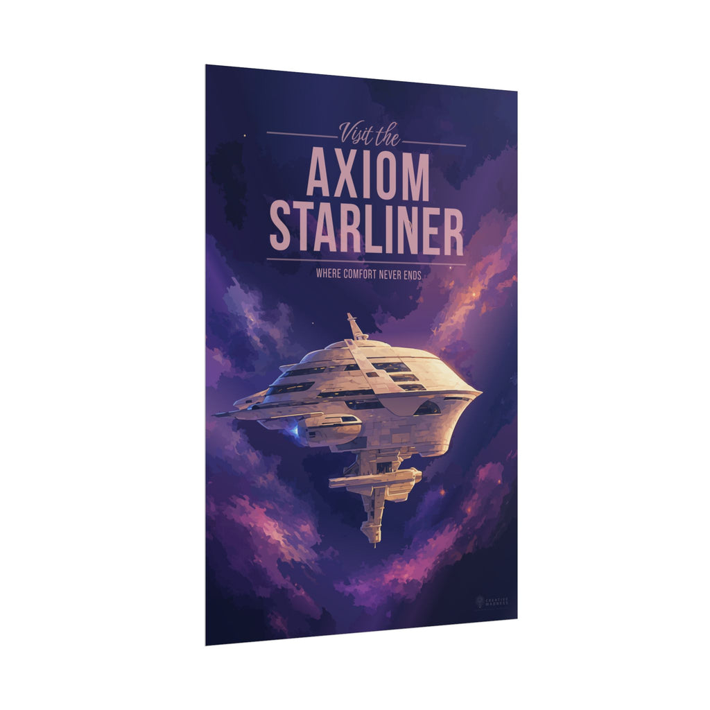 Axiom Starliner Travel Poster