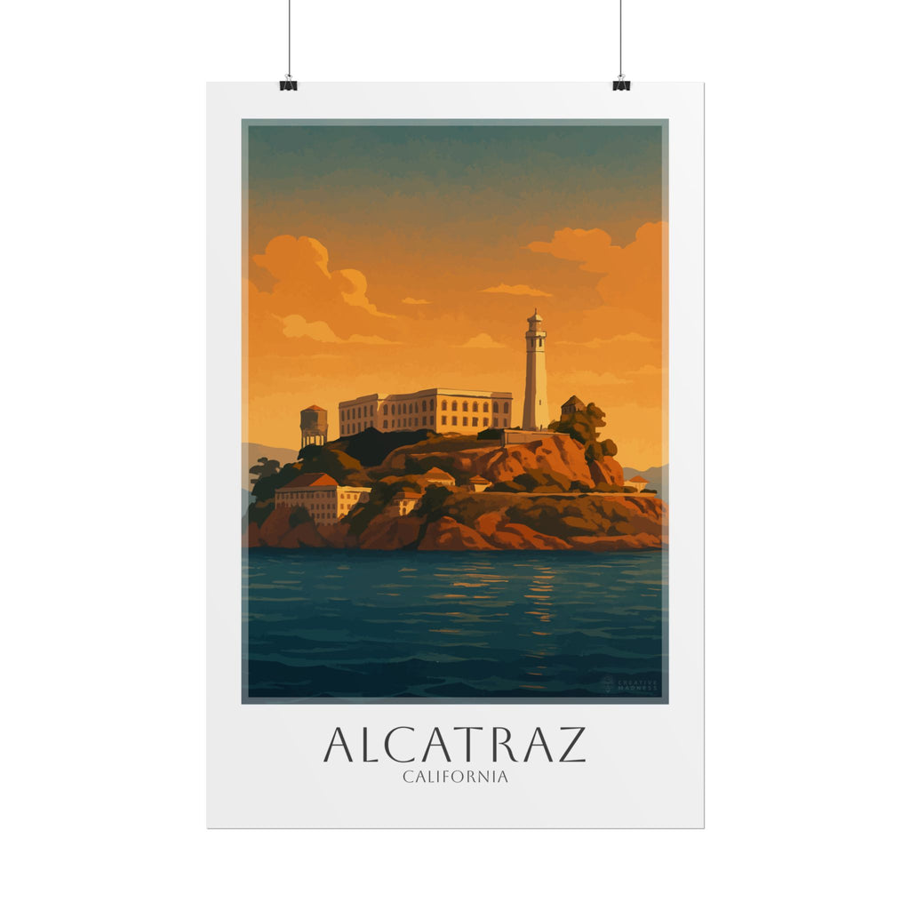 Alcatraz Travel Poster