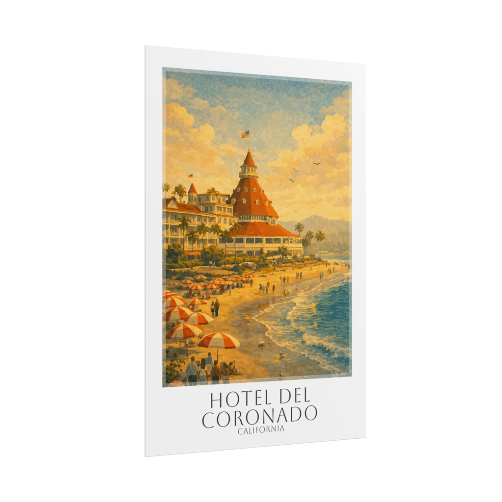 Hotel Del Coronado Travel Poster