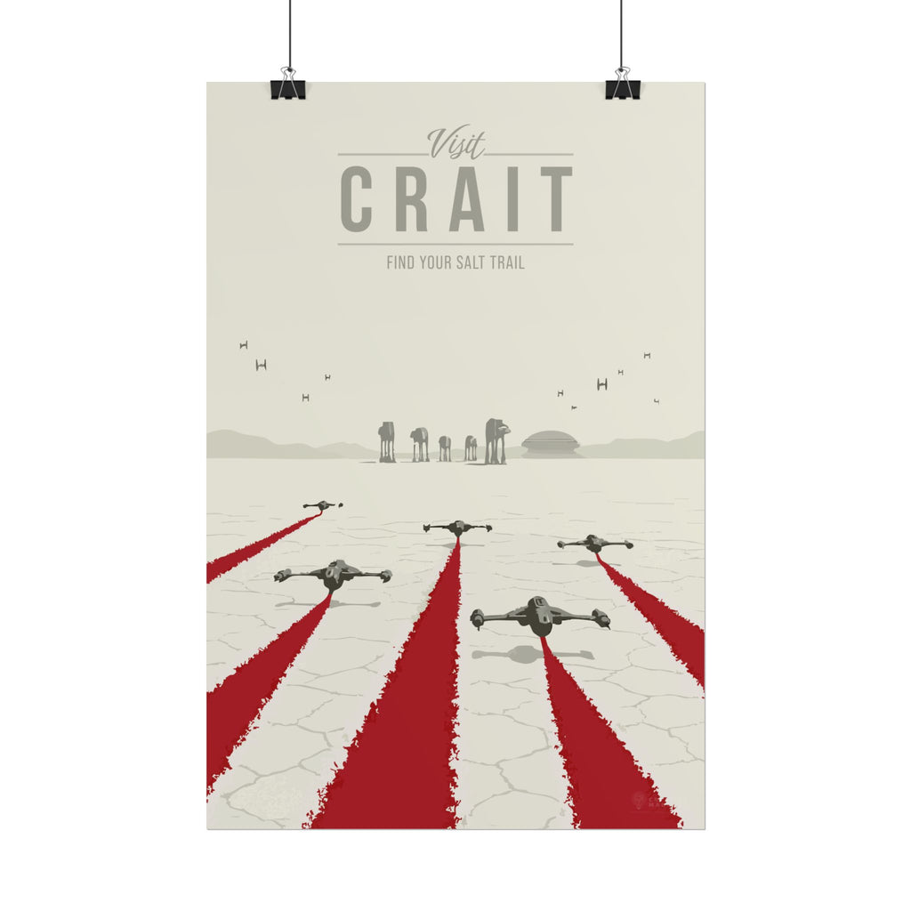 Crait Travel Poster