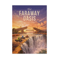 Faraway Oasis Travel Poster