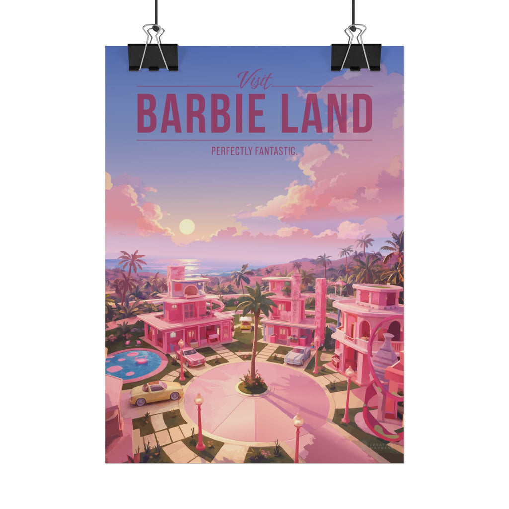 Barbie Land Travel Poster