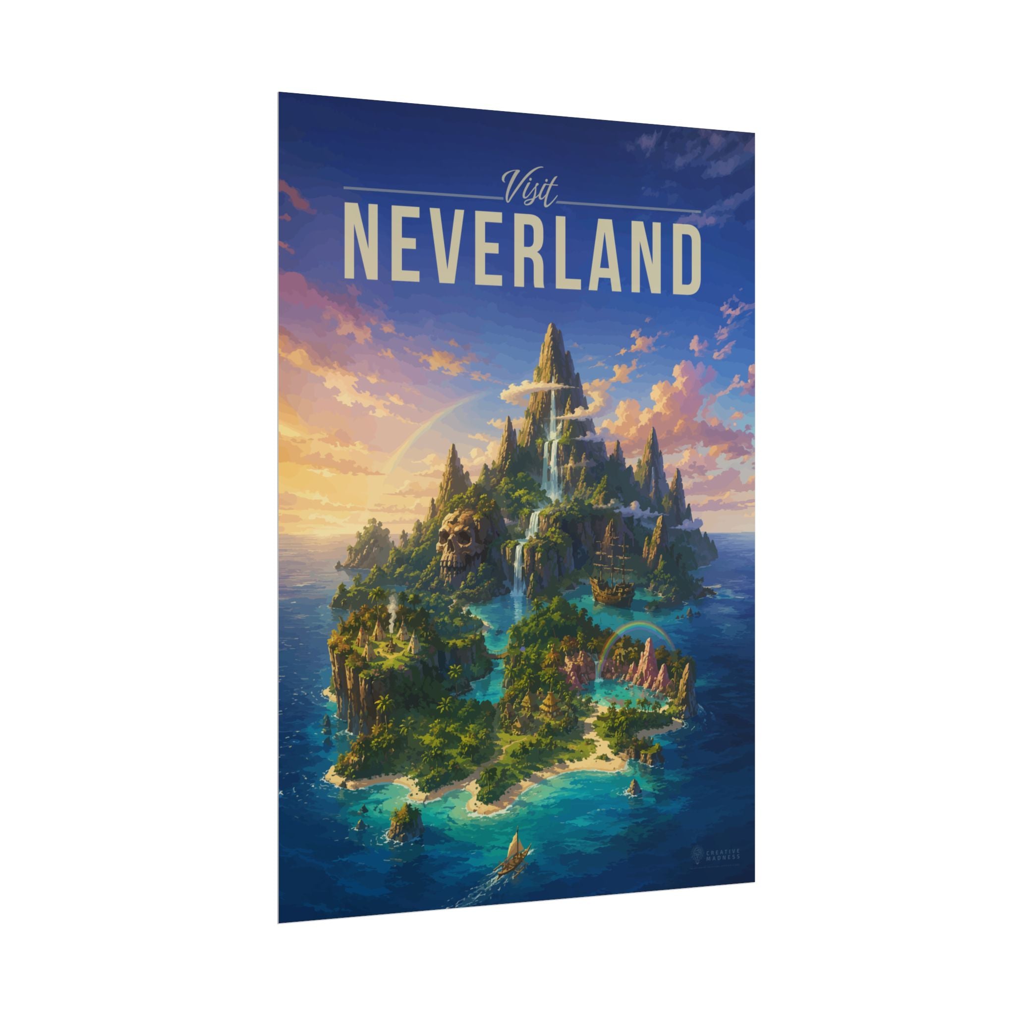 Neverland Travel Poster